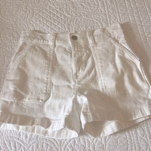 Crewcuts white denim shorts